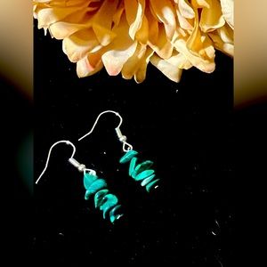 Malachite earrings